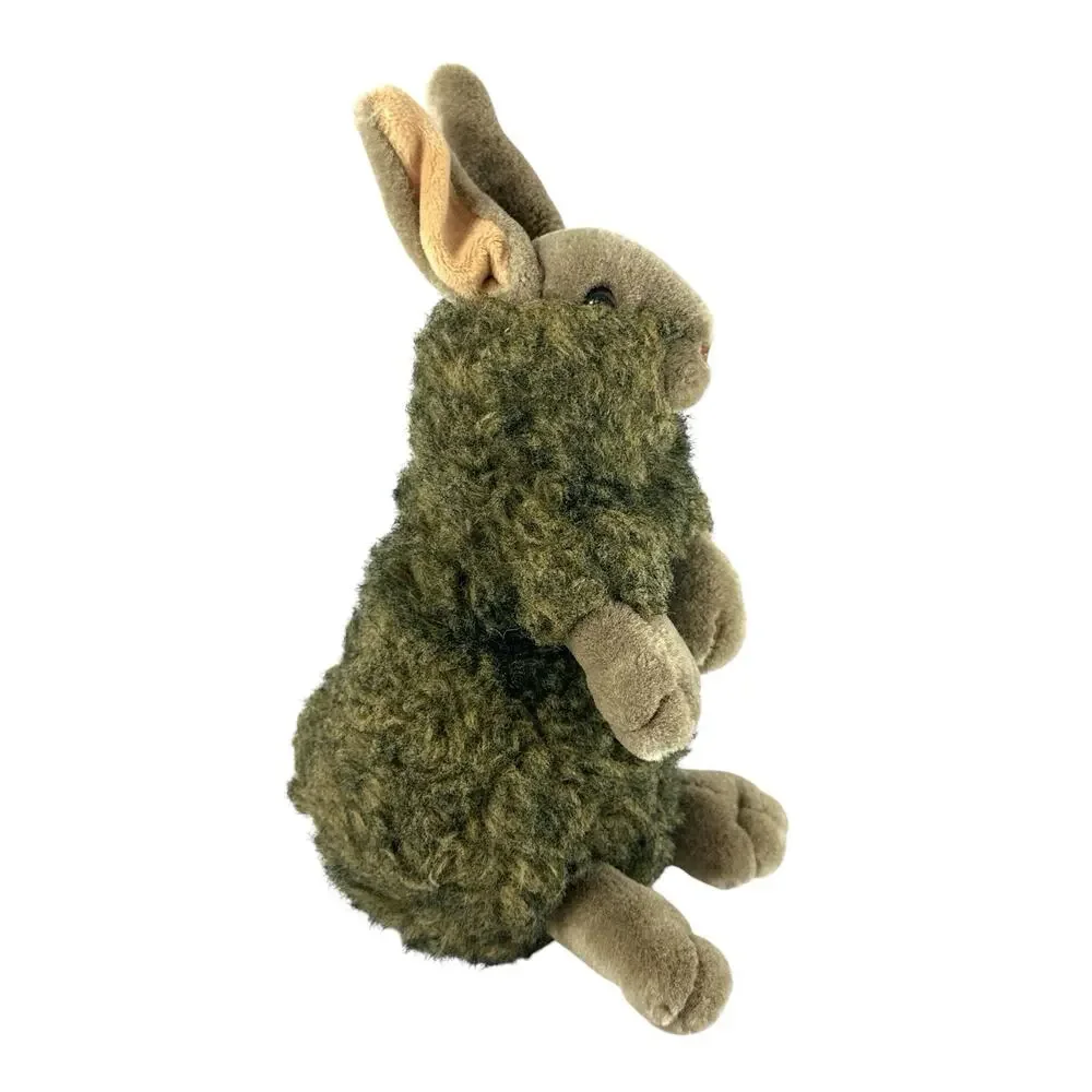 Vintage 1995 Manhattan Toy Co Carousel Furry Bunny Rabbit Plush 10” HTF